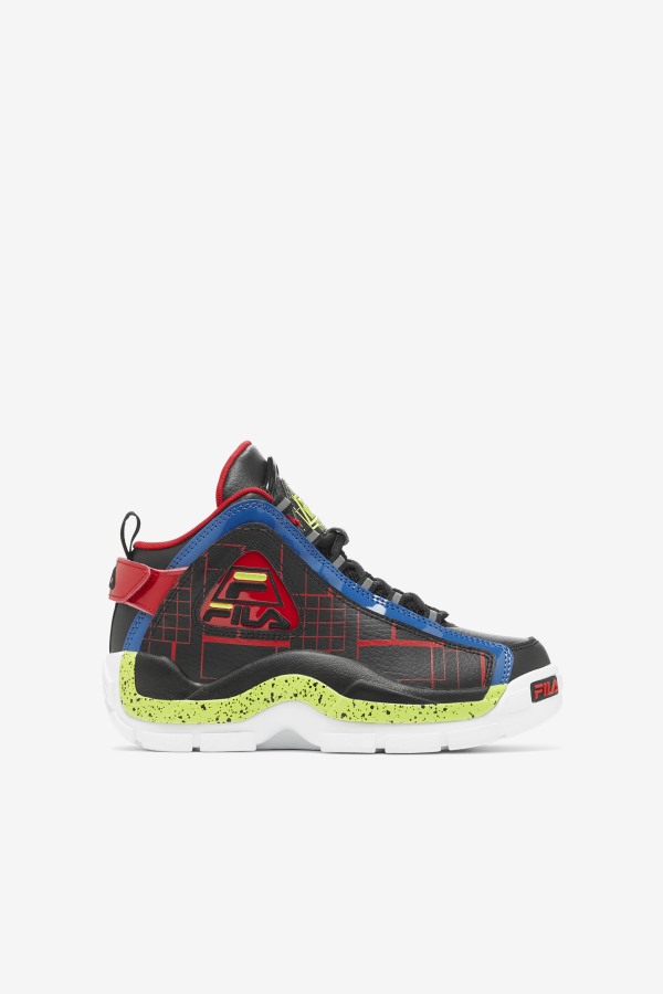 Big Kids' Grant Hill 2 Black/Blue/Red Fila Outlets