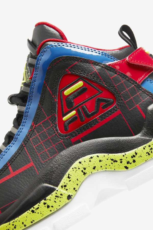 Big Kids\' Grant Hill 2 Black/Blue/Red Fila Outlets