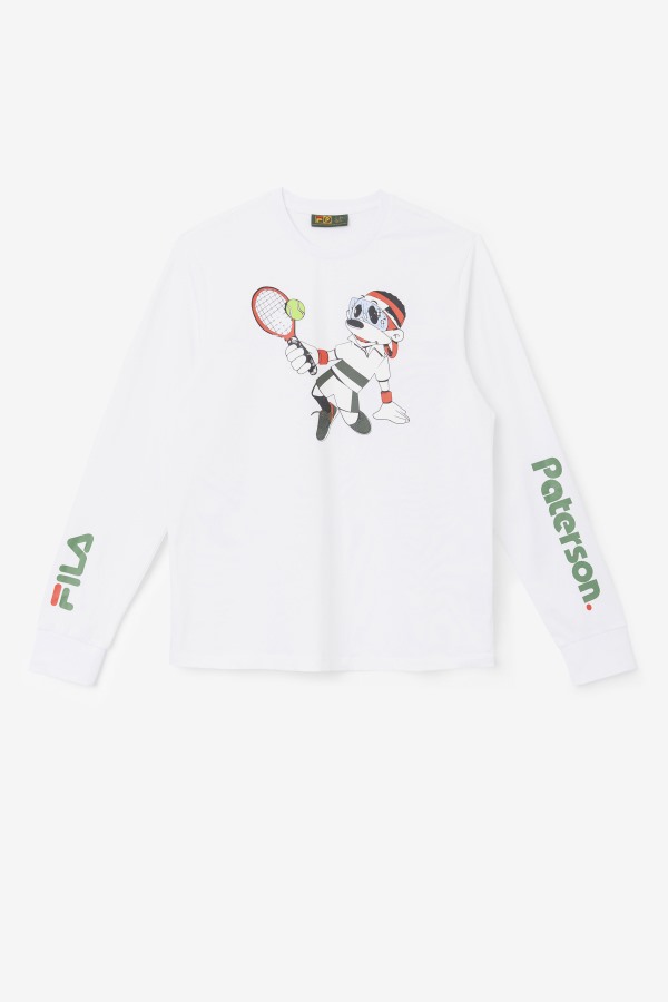 Fila Outlets White Fila x Paterson Long Sleeve Tee