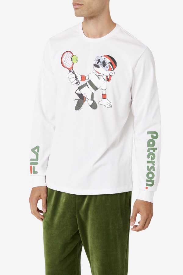 Fila Outlets White Fila x Paterson Long Sleeve Tee
