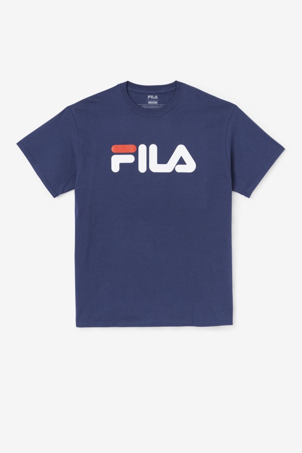Navy/White/Red Men's Logo Tee Fila Outlets
