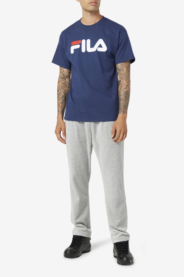 Navy/White/Red Men\'s Logo Tee Fila Outlets