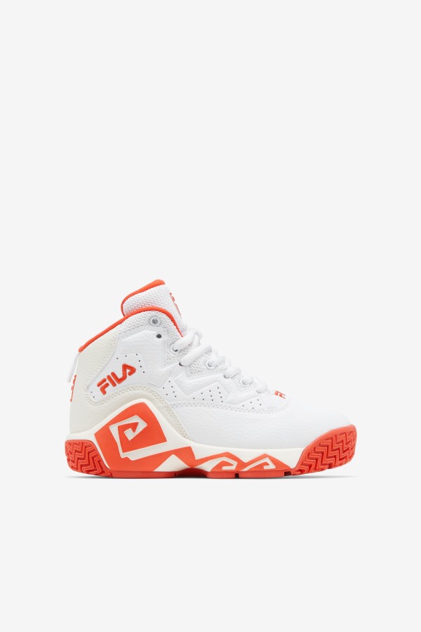 Little Kids' Mb White/Mandarin Red/Gardenia Fila Outlets