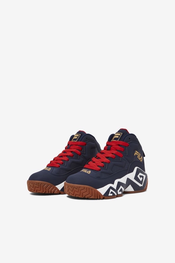 Navy/White/Metallic Gold Fila Outlets Little Kids\' Mb