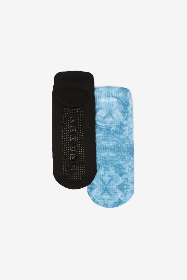 Multi Women\'s Tie Dye Grip Sock 2-Pack Fila Outlets