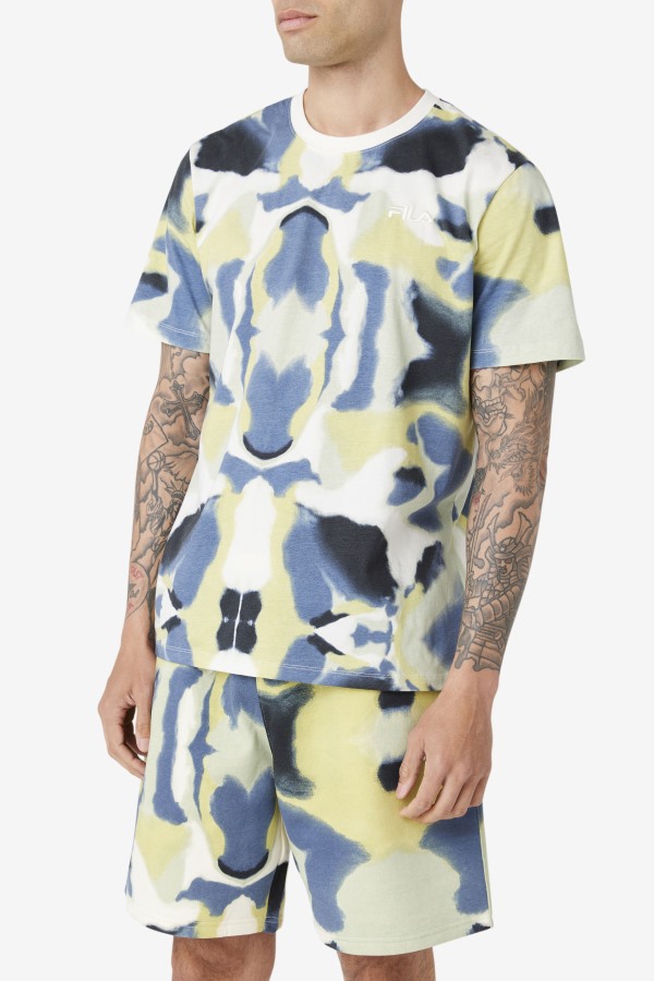 Acotas Tee Brushstroke Print Fila Outlets
