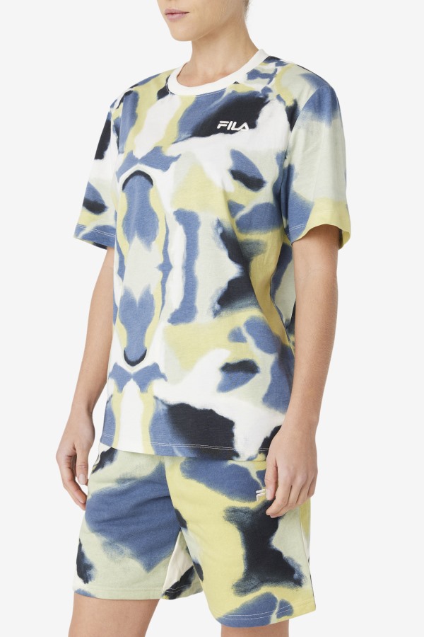Acotas Tee Brushstroke Print Fila Outlets