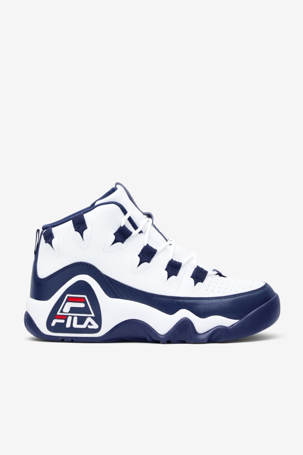 Fila Outlets Men's Grant Hill 1 White/Navy/Red