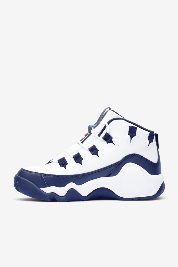 Fila Outlets Men\'s Grant Hill 1 White/Navy/Red