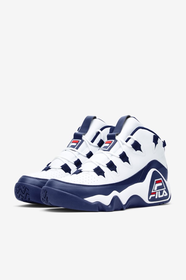 Fila Outlets Men\'s Grant Hill 1 White/Navy/Red