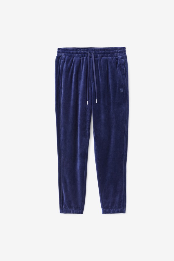 Fila Outlets Navy Deverall Velour Pant