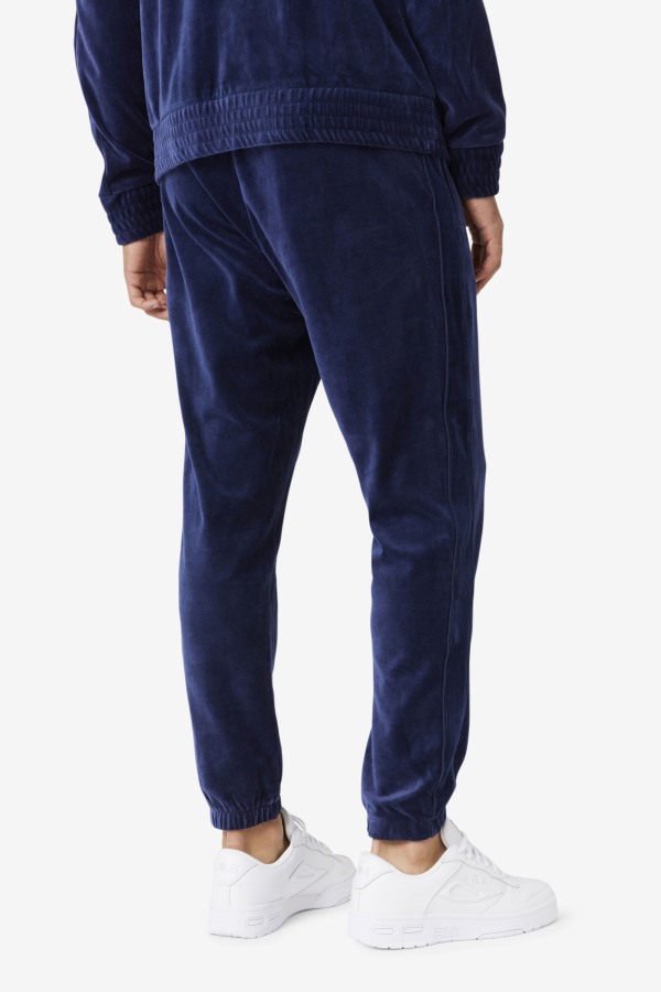 Fila Outlets Navy Deverall Velour Pant