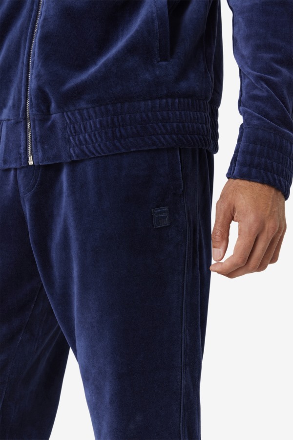 Fila Outlets Navy Deverall Velour Pant