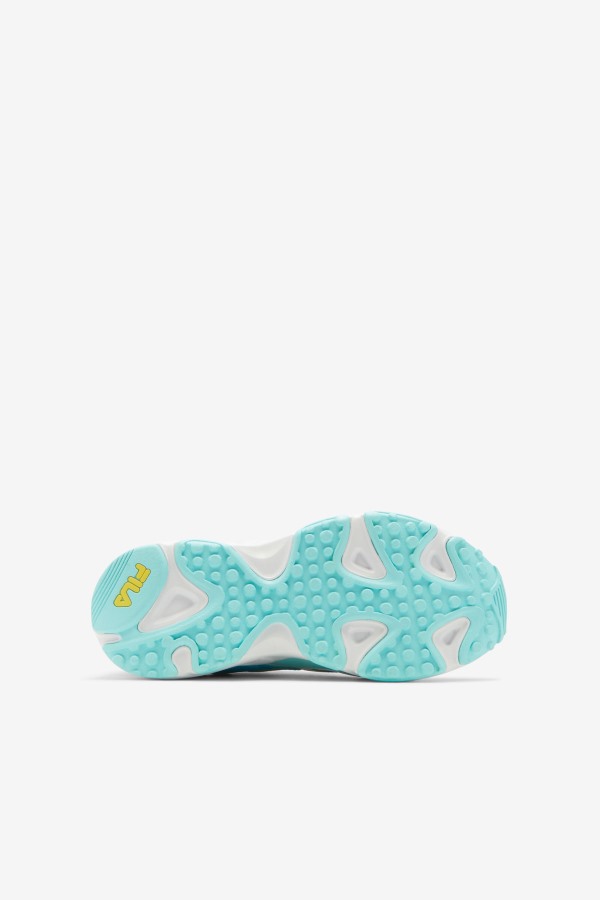Big Kids\' Ray Tracer Apex Fila Outlets Celandine/Blue/Blue