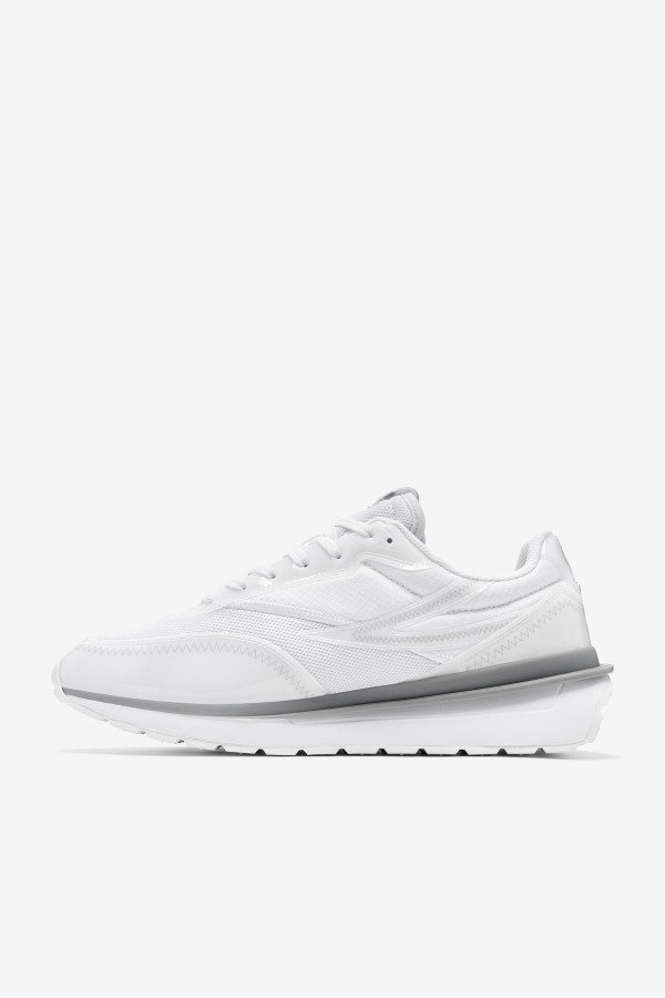Fila Outlets Men\'s Renno Patched White/Glacier Gray