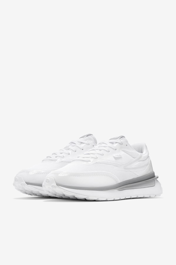 Fila Outlets Men\'s Renno Patched White/Glacier Gray