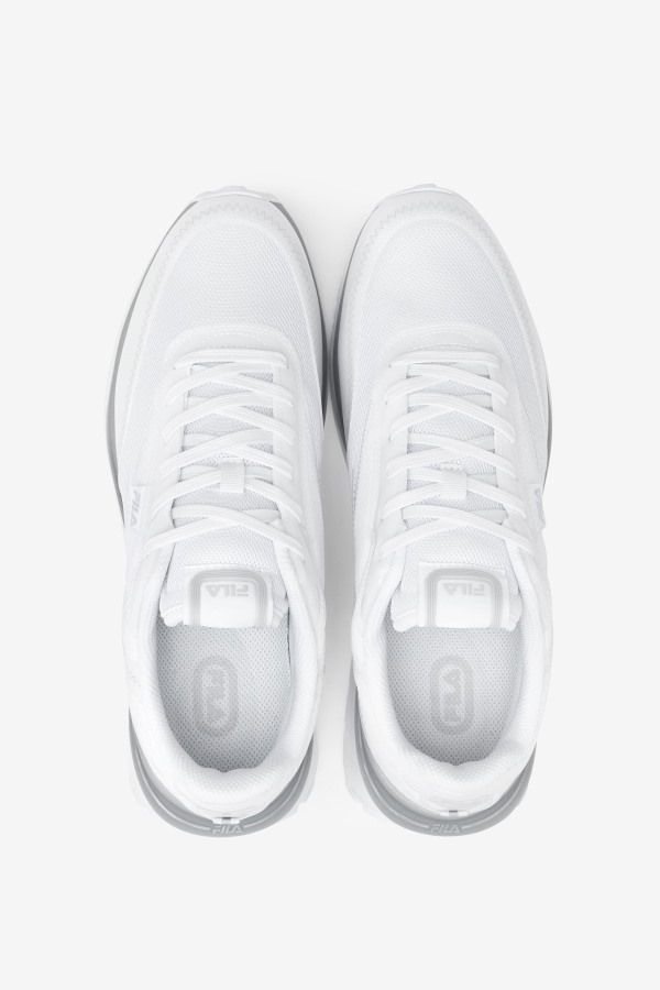 Fila Outlets Men\'s Renno Patched White/Glacier Gray