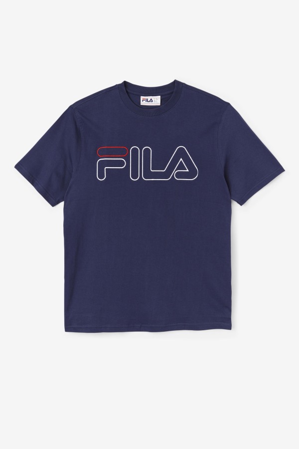 Navy/White/Red Fila Outlets borough tee