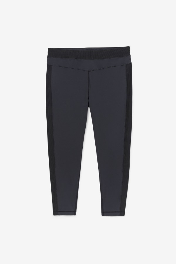 Black Fila Outlets Forza Texture High Waist Legging