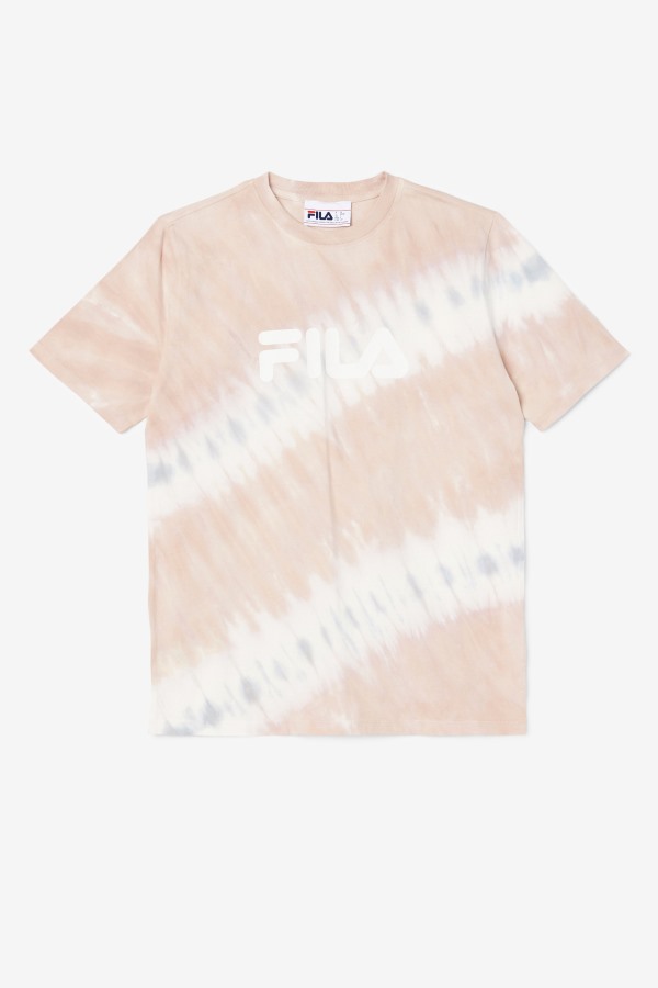 Gardenia/White/Belgian Block Alivia Tie Dye Tee Fila Outlets