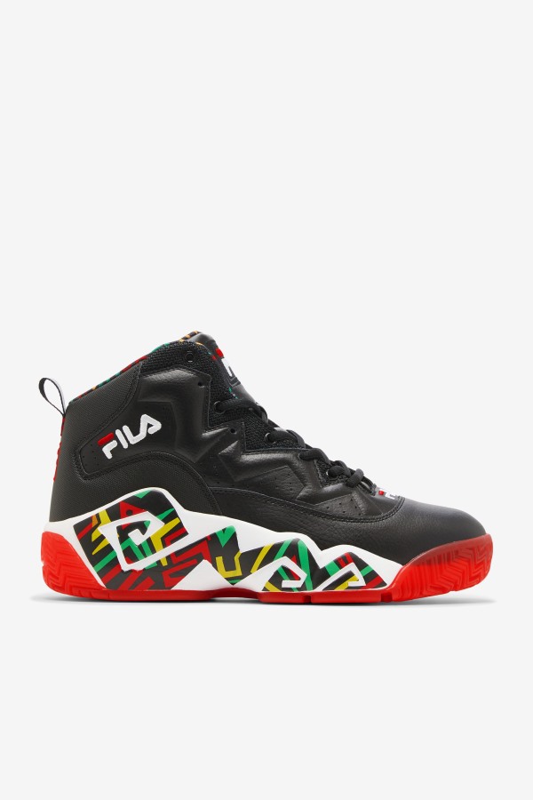 Men's MB Black/Jelly Bean/Lemon Fila Outlets