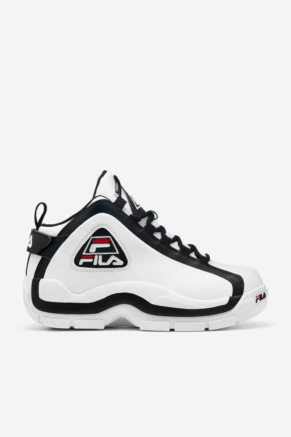 White/Black/Red Fila Outlets Men's Grant Hill 2