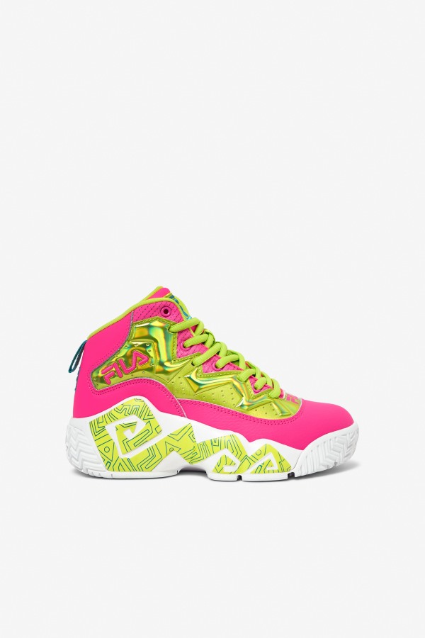 Fila Outlets Big Kids' Mb Night Walk Pink/Lime Punch/White
