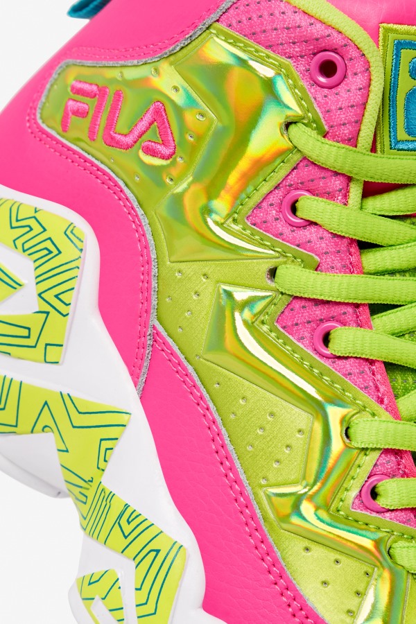 Fila Outlets Big Kids\' Mb Night Walk Pink/Lime Punch/White