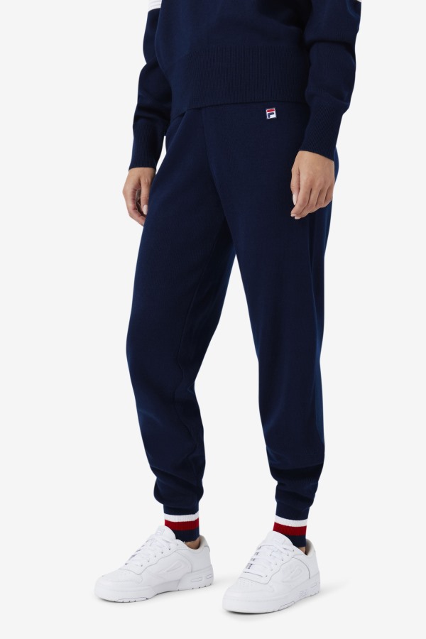 Frankie Knit Pant Fila Outlets Navy/Red/White