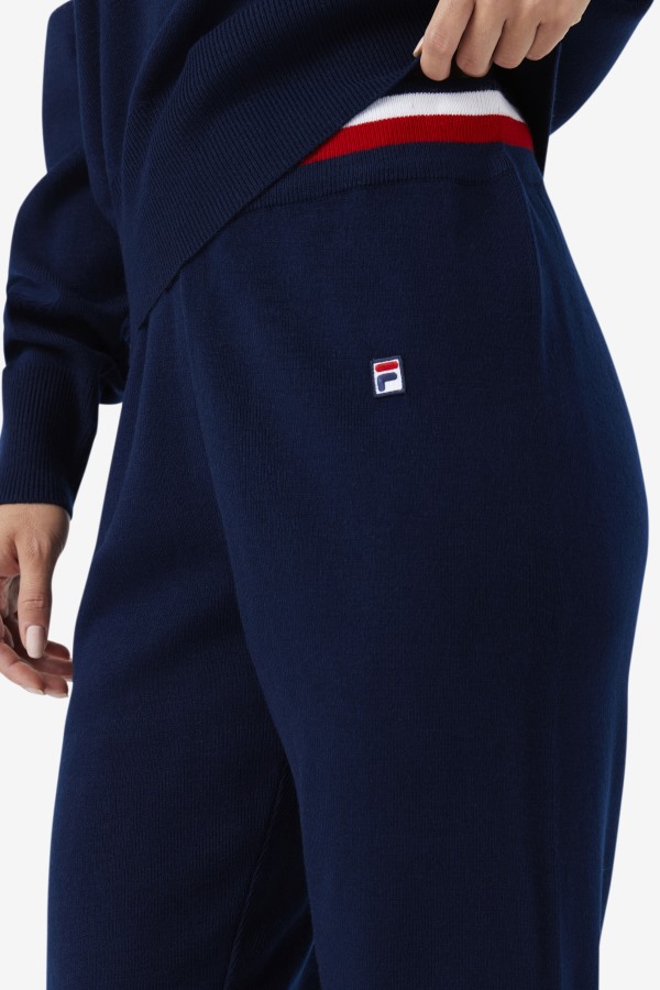Frankie Knit Pant Fila Outlets Navy/Red/White