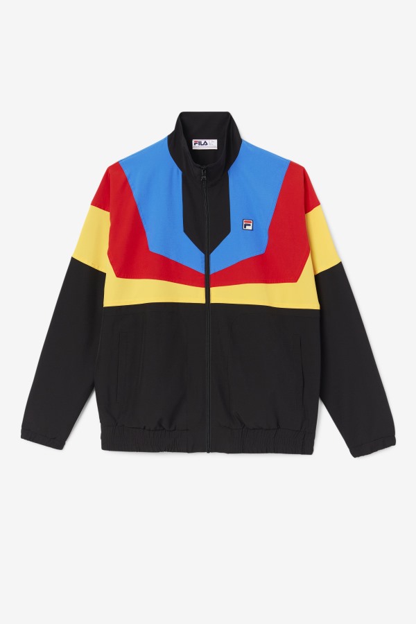 Amar Track Jacket Fila Outlets Black/Gold/Red/Blue/White
