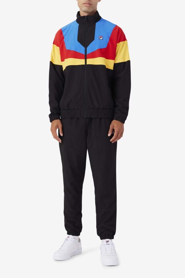 Amar Track Jacket Fila Outlets Black/Gold/Red/Blue/White