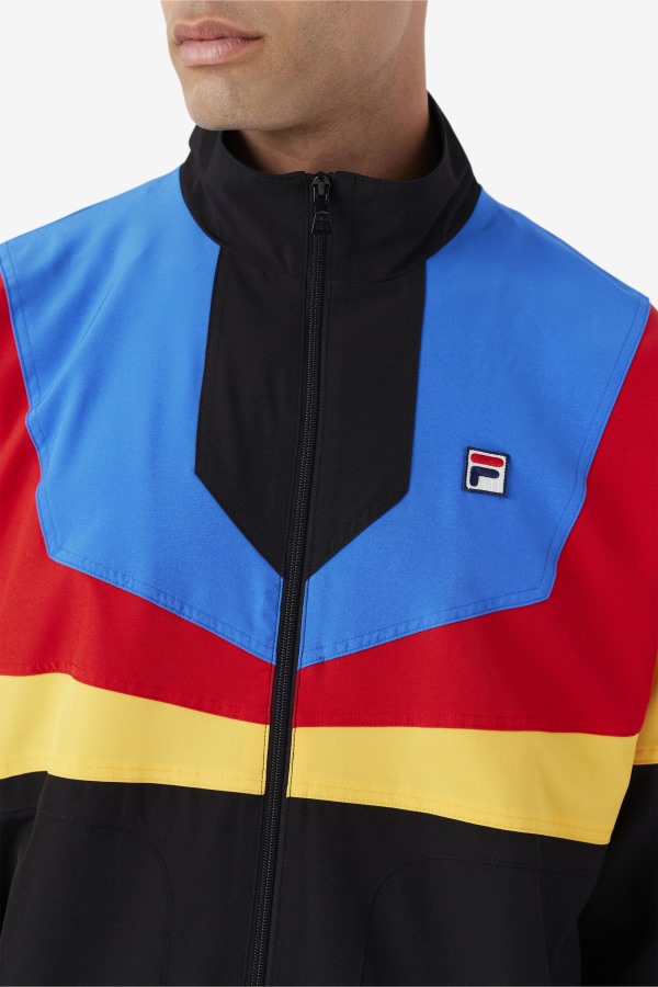 Amar Track Jacket Fila Outlets Black/Gold/Red/Blue/White