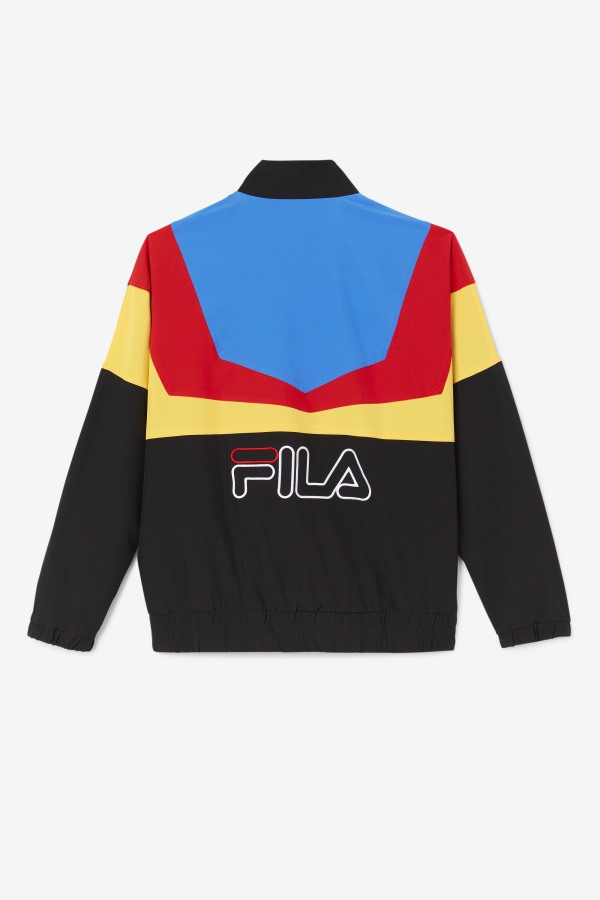 Amar Track Jacket Fila Outlets Black/Gold/Red/Blue/White