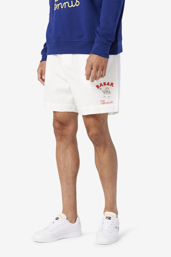Fila Outlets White/Beacon Blue/Firey Red Fila x RB Babar Marckus Short
