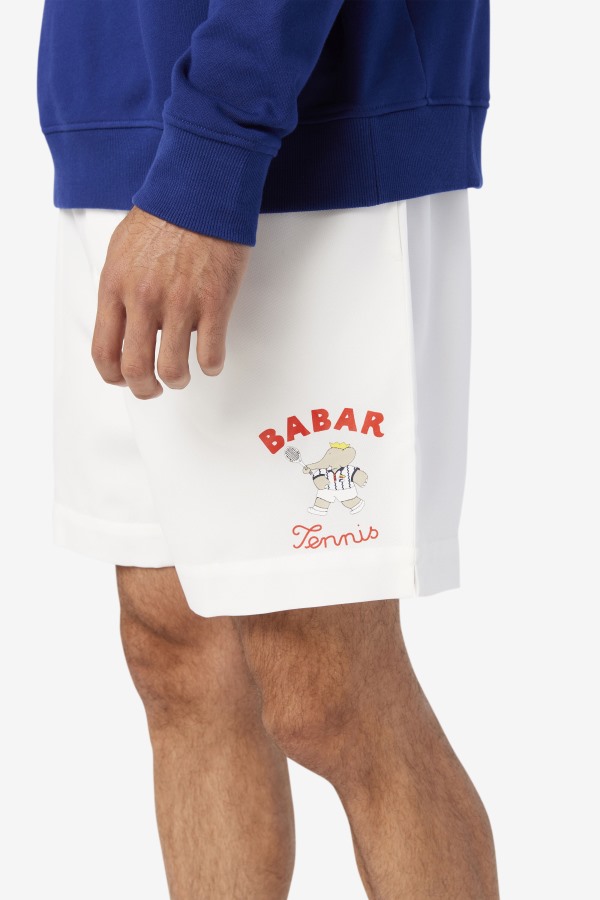 Fila Outlets White/Beacon Blue/Firey Red Fila x RB Babar Marckus Short