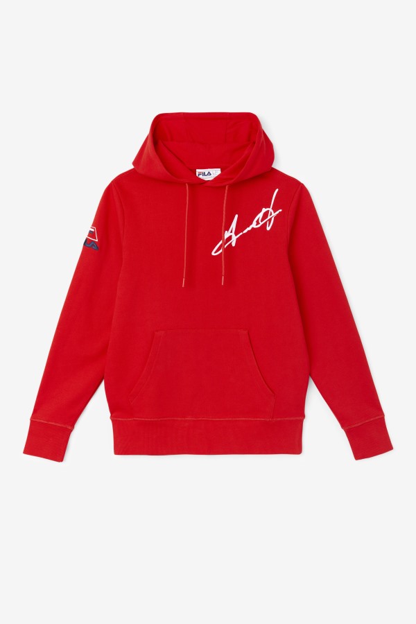 Fila Outlets Grant Hill Lazarus Hoodie Red