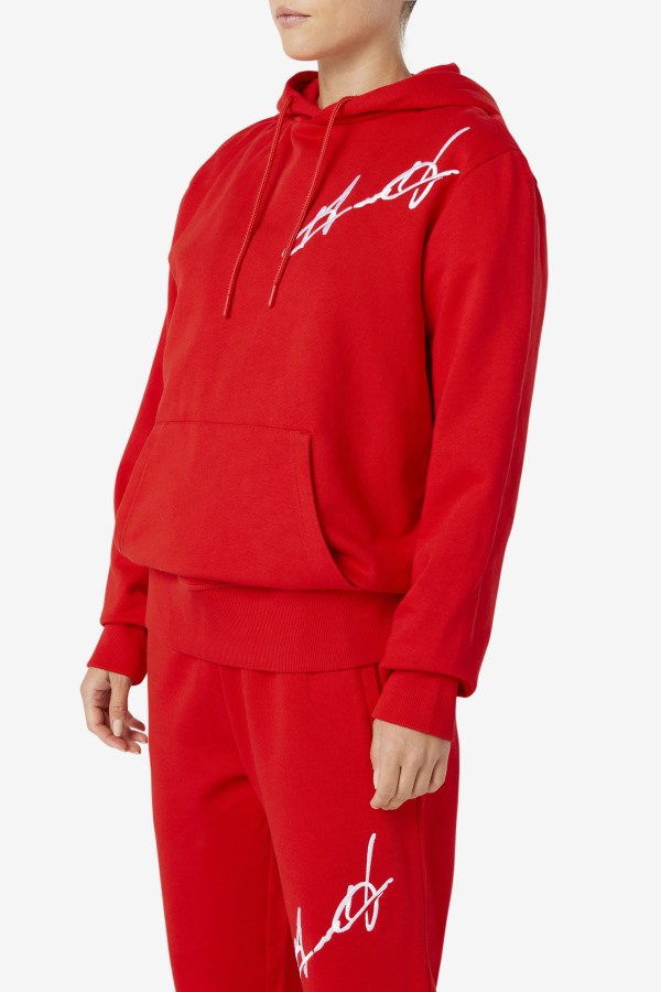 Fila Outlets Grant Hill Lazarus Hoodie Red