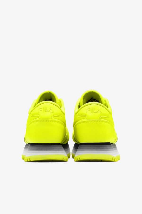 Women\'s Orbit Stripe Fila Outlets Yellow/Black/Brilliant White