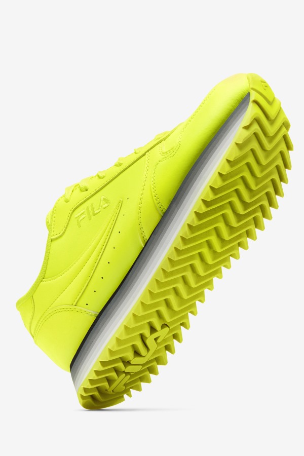 Women\'s Orbit Stripe Fila Outlets Yellow/Black/Brilliant White