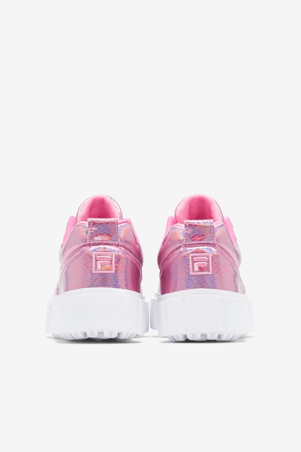 Cotton Candy/White Fila Outlets Women\'s Sandblast Iridescent Snake