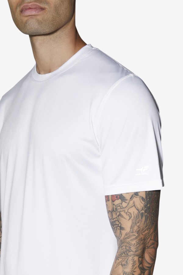 White Pickleball Scallop Hem Crew Fila Outlets