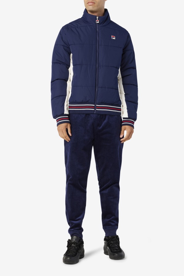 Watson Puffer Jacket Fila Outlets Peacoat/Gardenia
