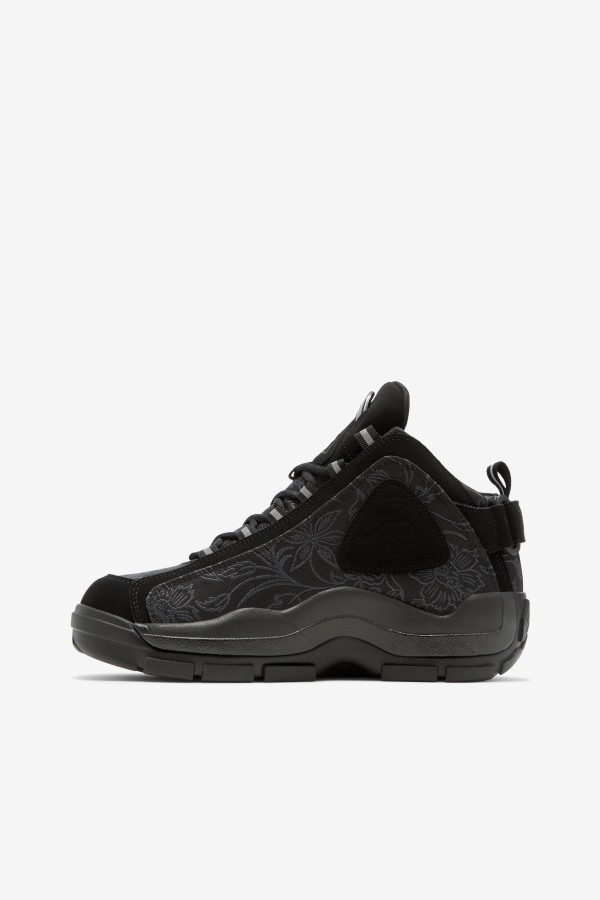Black Women\'s Grant Hill 2 Floral Jacquard Fila Outlets