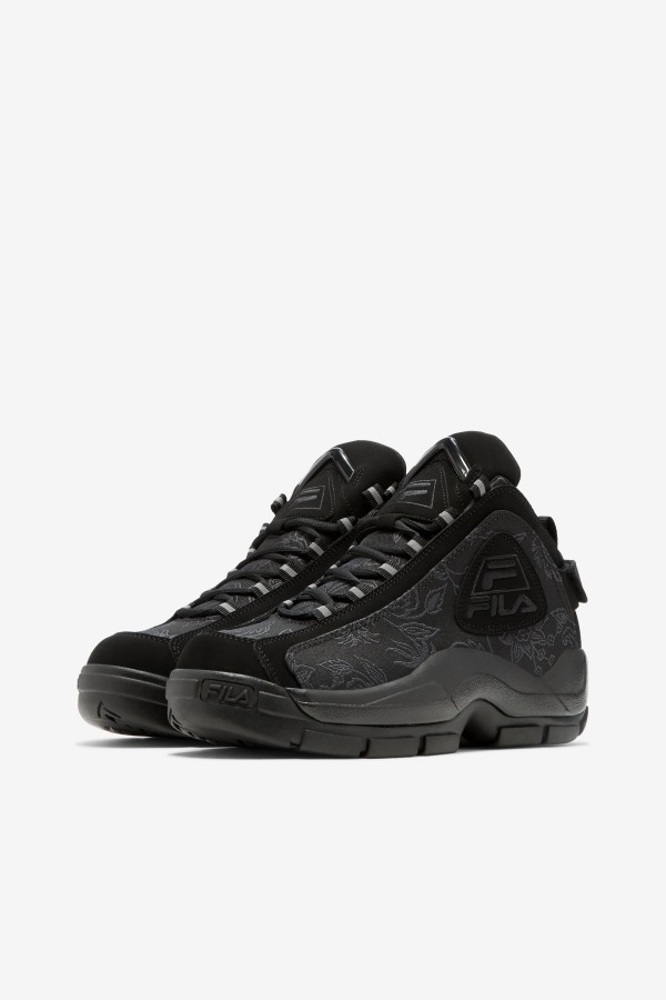 Black Women\'s Grant Hill 2 Floral Jacquard Fila Outlets