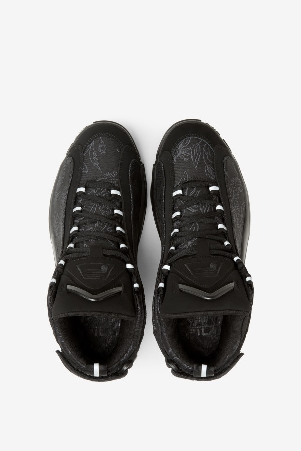 Black Women\'s Grant Hill 2 Floral Jacquard Fila Outlets