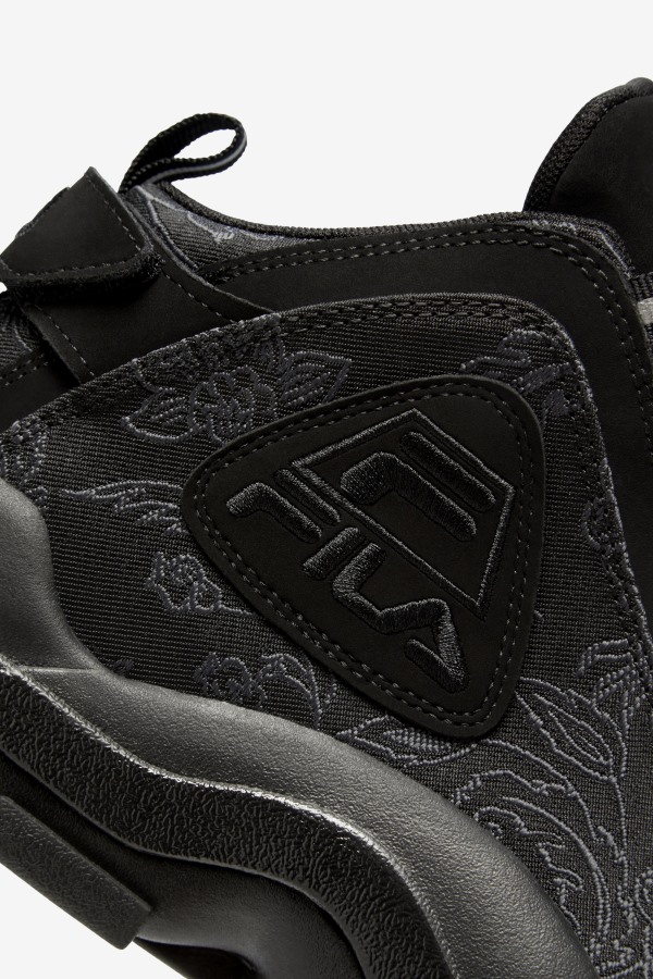 Black Women\'s Grant Hill 2 Floral Jacquard Fila Outlets