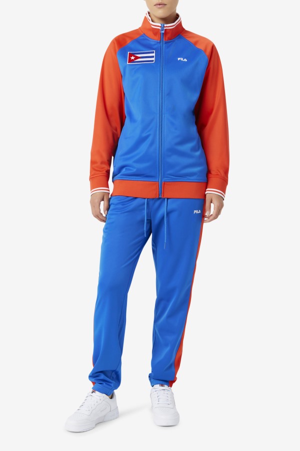 Fila Outlets Blue/Fiery Red Cuba Pant