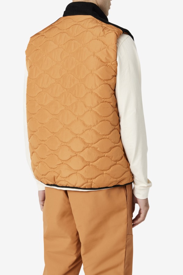 Adobe/Black Fila Outlets Crag Vest