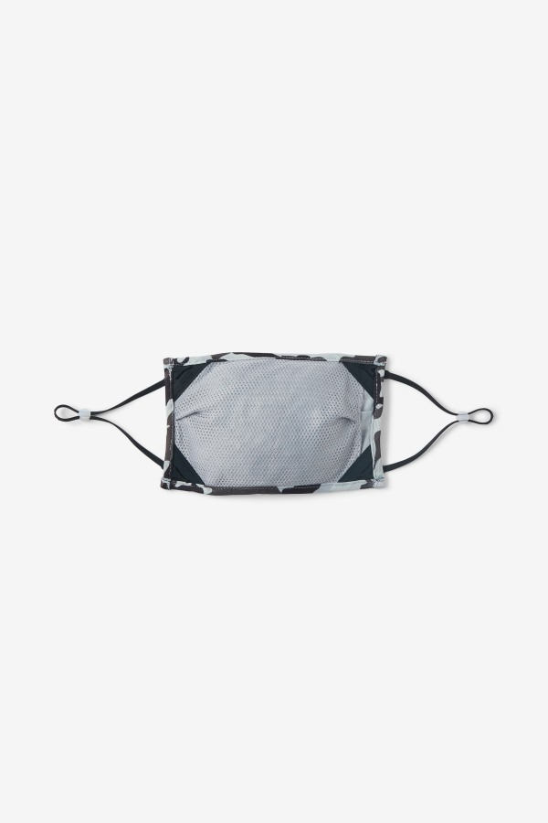 Adjustable Face Mask Black/Grey Camo Fila Outlets